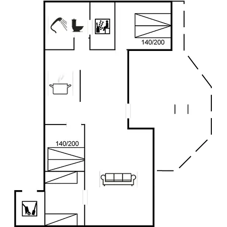度假居 Troen - 3-8km From The Sea By Interhome